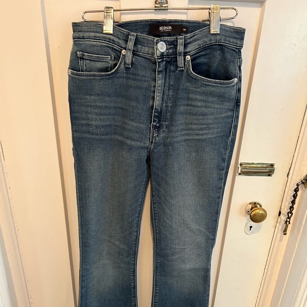NWT Hudson Denim Barbara Mini Bootcut Jean Size 26